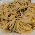 ぷる山すーちん's cooksnap of when they made ほうれん草とツナのオイルパスタ.