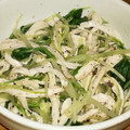 クックDAD's cooksnap of when they made ☆レンジで蒸し鶏と水菜の柚子胡椒和え☆.