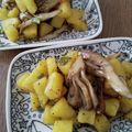 まゆま〜ゆ's cooksnap of when they made フライパンで!舞茸とポテトのアヒージョ風.