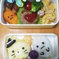 ママユーリ's cooksnap of when they made ハロウィンキャラ弁★すみっコぐらしねこ.
