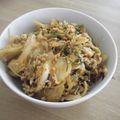 3姉妹ちゃんママ's cooksnap of when they made 豚キムチどん.