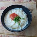 バオバブの星's cooksnap of when they made やみつき！明太クリームうどん.