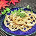 ☆ひらっち☆'s cooksnap of when they made 揚げ蓮根の☆和風ドレッシング掛け.