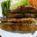 クックZTZ10H☆'s cooksnap of when they made 茄子の肉巻きオイスター生姜照り焼き.