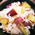★ゆっき～★'s cooksnap of when they made ホクホク美味しい♡さつまいもごはん.