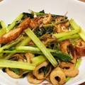 こひみあ's cooksnap of when they made 小松菜とちくわのサッと炒め♬.