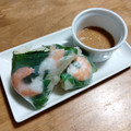koaniani's cooksnap of when they made 春色生春巻き和風すりごまソース.