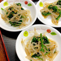 ルぴあ's cooksnap of when they made ほうれん草・もやしの酢の物♪レンジで簡単.