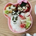 yakopuyo's cooksnap of when they made おばけミッキー＊ハロウィンキャラ弁.