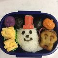 ゆきち1215's cooksnap of when they made 年長さんのお弁当（ハロウィンミッキー）.