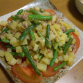 プーニー's cooksnap of when they made いんげんのマヨツナポテト炒め.