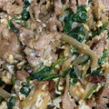 snow012's cooksnap of when they made 豚肉とほうれん草炒め.