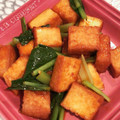 tikariri's cooksnap of when they made 簡単♪厚揚げと小松菜のピリ辛炒め.