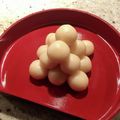 クック7IUF45☆'s cooksnap of when they made 一番作りやすい　お豆腐ともち粉の白玉.