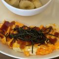 まさりなままさん's cooksnap of when they made 朝食の卵料理に！お好み焼き風☆オムレツ.