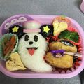 リクままん's cooksnap of when they made 年長さんのお弁当（ハロウィンミッキー）.