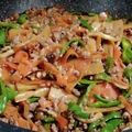 cyobindish's cooksnap of when they made あら挽きの豚挽き肉とメンマの青椒肉絲.