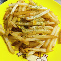 優木星's cooksnap of when they made 冷凍ポテトのマヨ炒め.