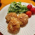 naganyo's cooksnap of when they made 揚げない里芋コロッケ（´౿`）.