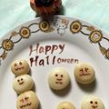 yukiren17's cooksnap of when they made ハロウィンのデコ白玉☆白玉団子☆キャラ弁.