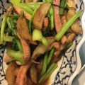 Karikari苺's cooksnap of when they made イカとじゃがいも小松菜のバター醤油炒め.