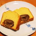 アマレット♪'s cooksnap of when they made 濃厚＊栗とチョコのパウンドケーキ.
