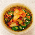 yummysunny's cooksnap of when they made 簡単おつまみ、オクラとキムチのあえもの.