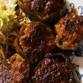 まみま☆'s cooksnap of when they made ピーマンの肉詰め＆ナスのはさみ焼き.