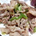 まめスノー's cooksnap of when they made 簡単！豚肉キャベツピーマン焼肉のタレ炒め.