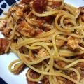 クックGV7K3E☆'s cooksnap of when they made サバ缶トマトパスタ.