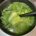 クックY54KSS☆'s cooksnap of when they made ほうれん草と卵の具沢山スープ.