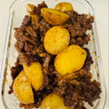 YesYU's cooksnap of when they made 新じゃがと牛肉の甘辛炒め【作り置き】.