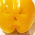 Sun Flover's cooksnap of when they made ハロウィン☆パプリカのフライドライス詰め.