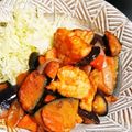 himeKK's cooksnap of when they made 南瓜&茄子が抜群に旨い♡鶏胸肉甘酢炒め.
