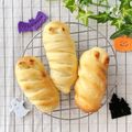 ゆづキッチン's cooksnap of when they made ハロウィンに★ミイラのウインナーパン.