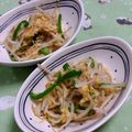 赤い電話's cooksnap of when they made ・もやしとピーマンの玉子炒め・.