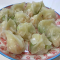 ゆいまーるん's cooksnap of when they made 簡単♪『海老と枝豆の蒸し餃子』.
