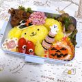 canelé032's cooksnap of when they made キャラ弁＊魚肉ソーセージｄｅ誕生日ケーキ.
