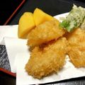 お料理ニャロメ's cooksnap of when they made 牡蠣でなく柿フライ.