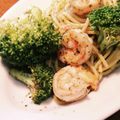昇父さん's cooksnap of when they made ブロッコリーとエビのバジルソース炒め！.