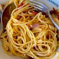 まゆブー's cooksnap of when they made セミドライトマトとベーコンのパスタ♪.
