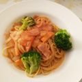 akoreana's cooksnap of when they made ミートソースチーズパスタ.