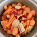 てきと〜まる's cooksnap of when they made さつまいもとにんじんのレモン煮.