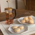 古民家カフェ♡'s cooksnap of when they made イタリアンメレンゲのマカロン.