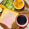 choco831's cooksnap of when they made かんたんハムチーズトースト.