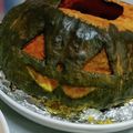ニャンちゅう23's cooksnap of when they made 大かぼちゃの丸ごとプリン♪ハロウィンに！.