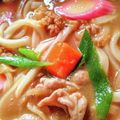 pyonpoco's cooksnap of when they made 残ったカレーでお蕎麦屋さん風カレーうどん.