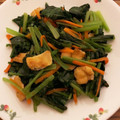 門松なめこ's cooksnap of when they made 小松菜と油揚げの炒め物.