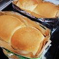 フラガール624's cooksnap of when they made 牛乳パックでミニ食パン.