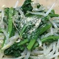 MoonLe's cooksnap of when they made 簡単☆もやしとかぶの葉ナムル.